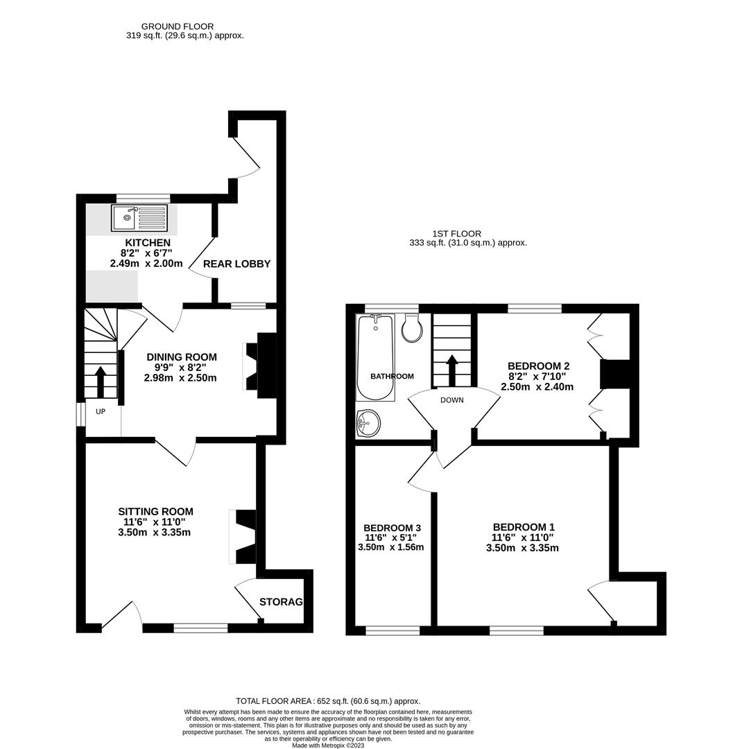 Floorplans For Mission Road, Diss