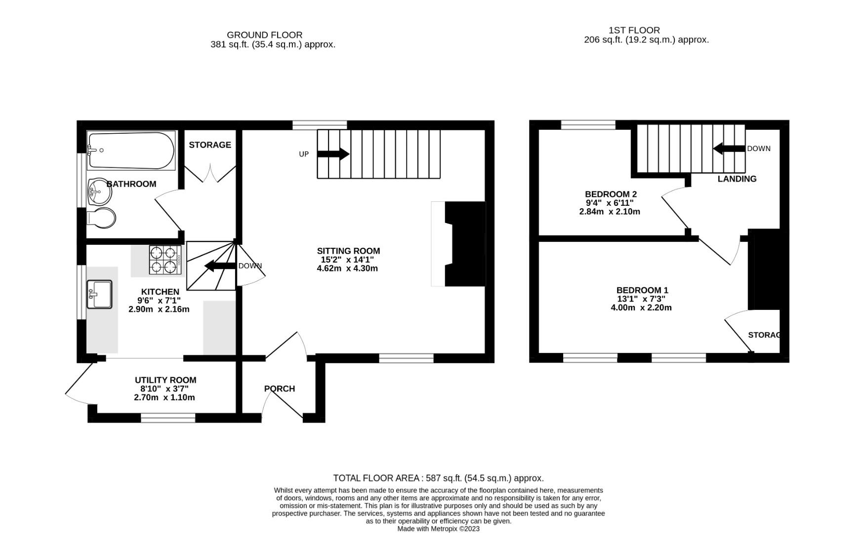 Floorplans For Union Road, Smallburgh, Norwich