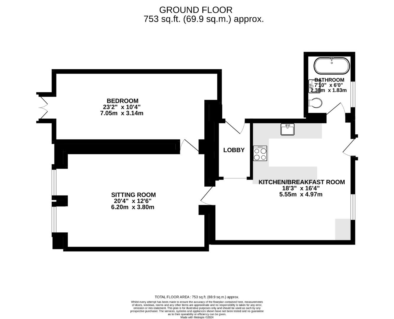 Floorplans For Surrey Street, Norwich