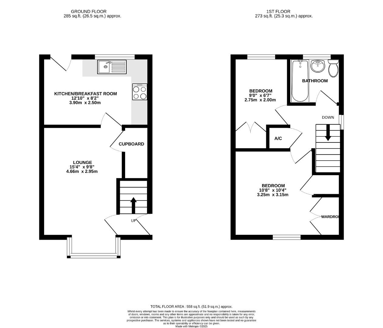 Floorplans For Suffield Close, Long Stratton, Norwich