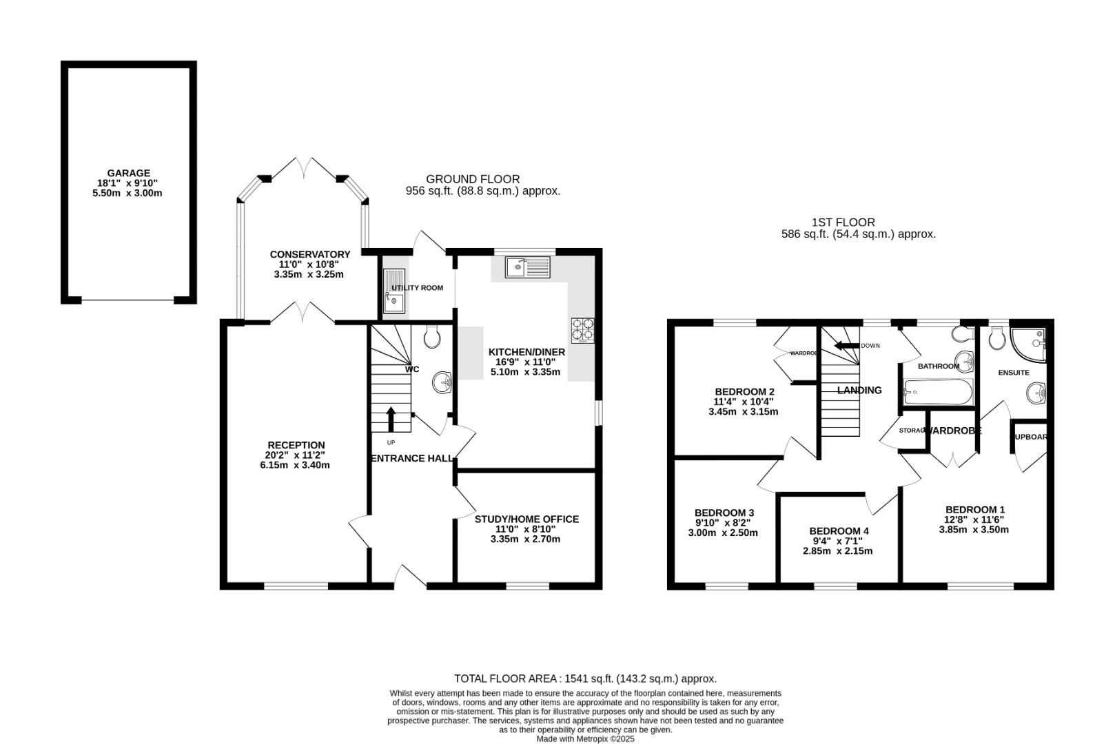 Floorplans For Raven Croft, Cringleford, Norwich