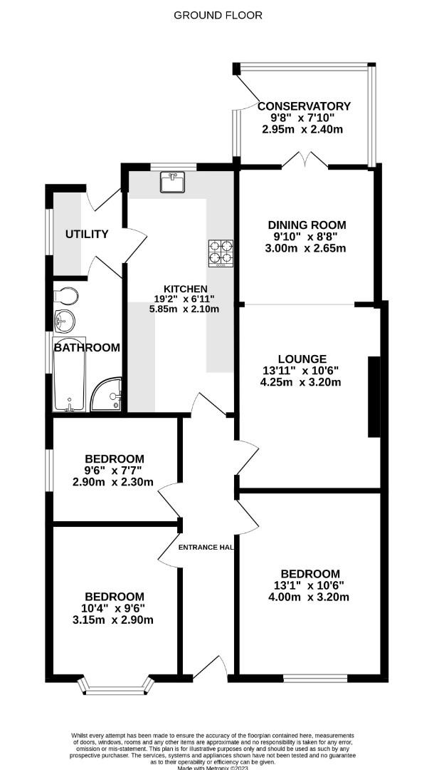 Floorplans For Lone Barn Road, Sprowston, Norwich