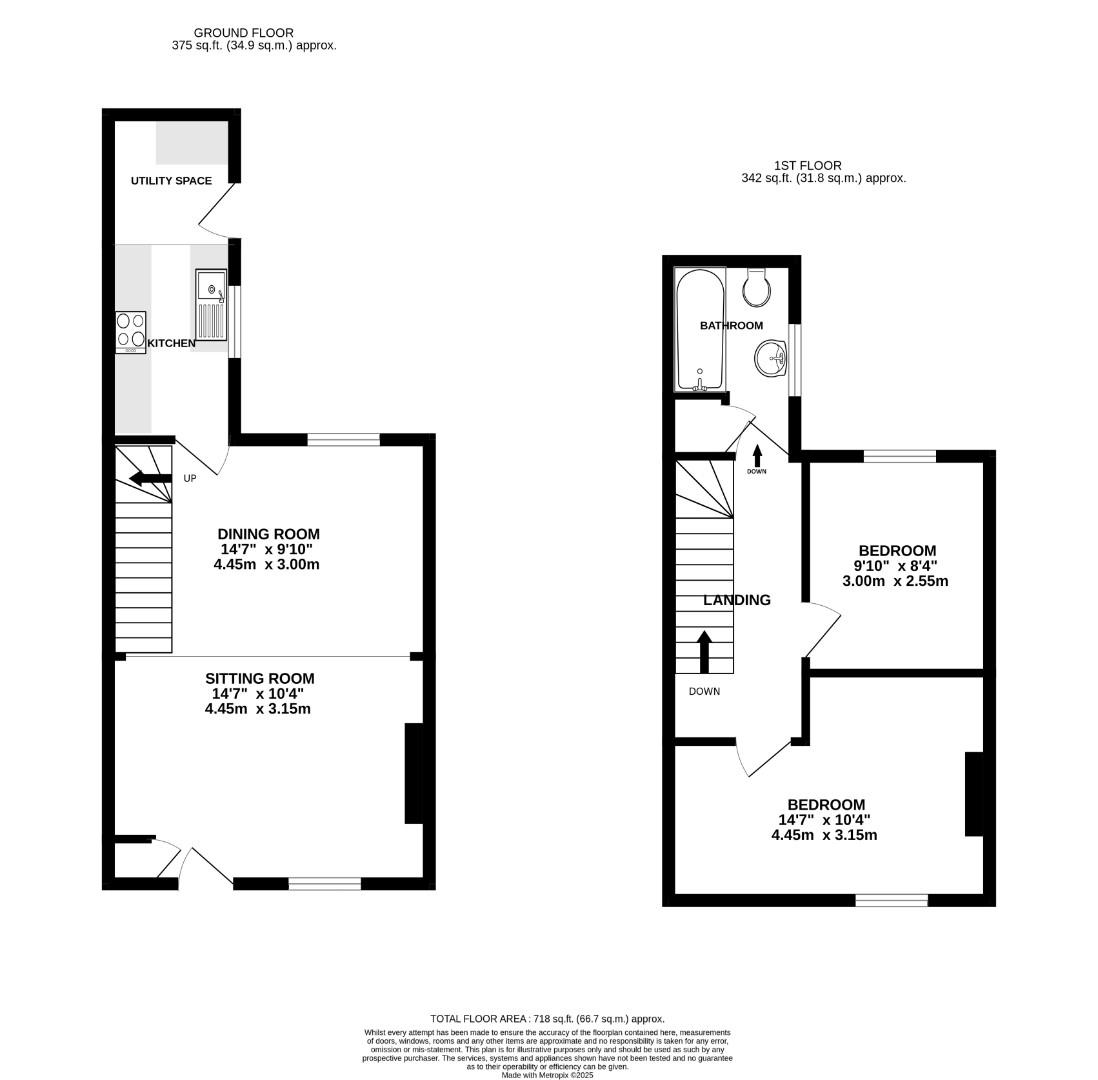Floorplans For Willis Street, Norwich
