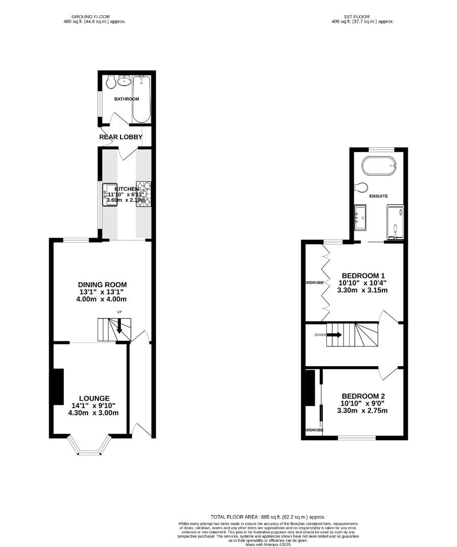 Floorplans For Hughenden Road, Norwich