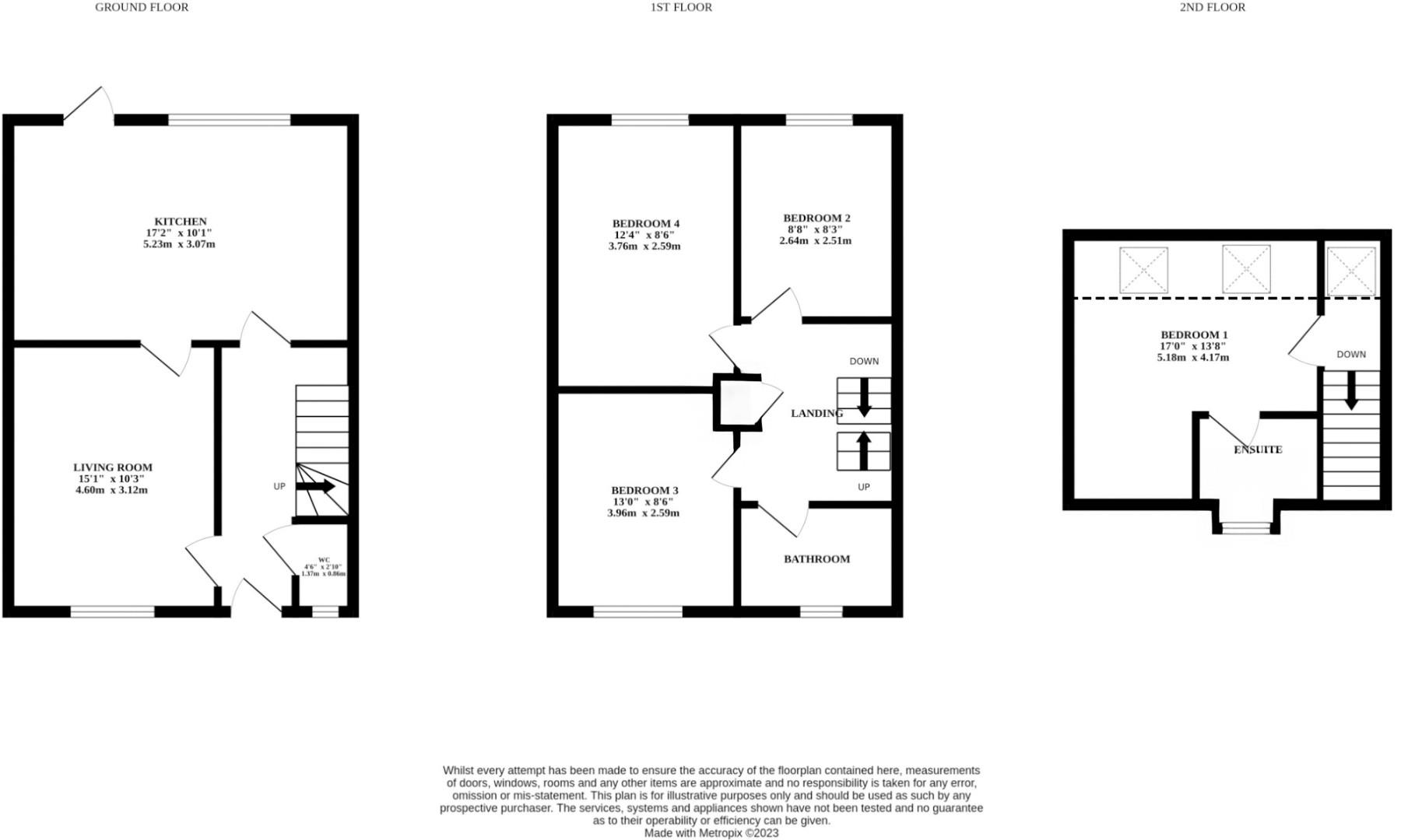 Floorplans For Attoe Walk, Norwich