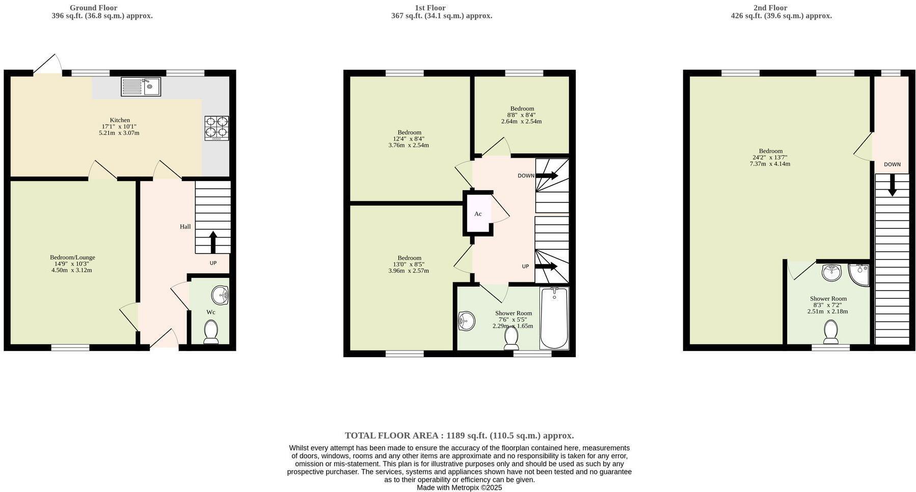 Floorplans For Attoe Walk, Norwich