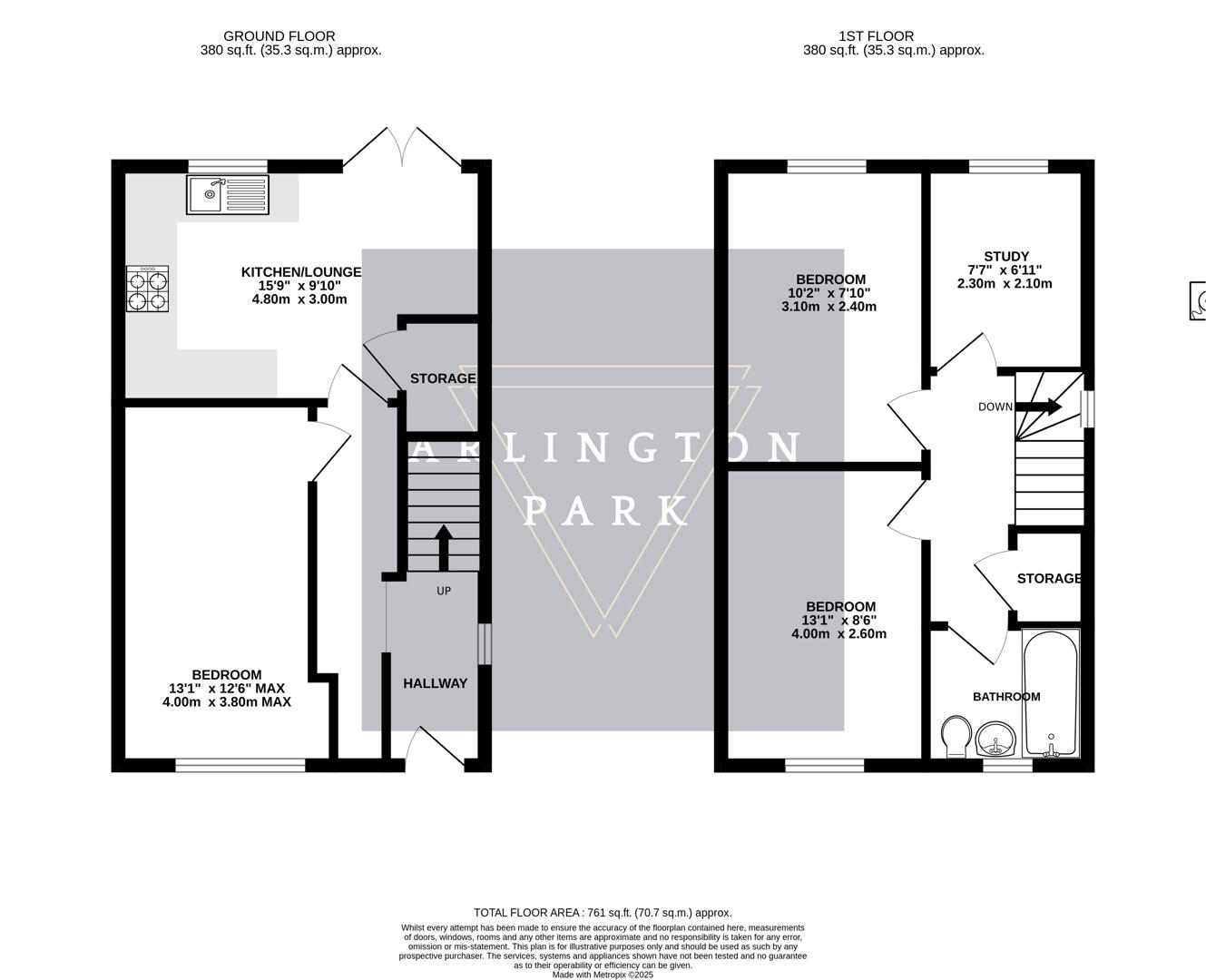 Floorplans For Buttercup Way, Norwich