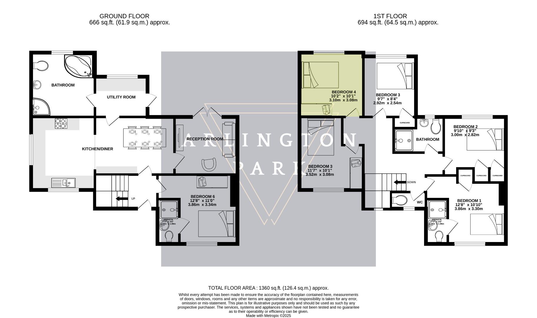 Floorplans For Milton Close, Norwich