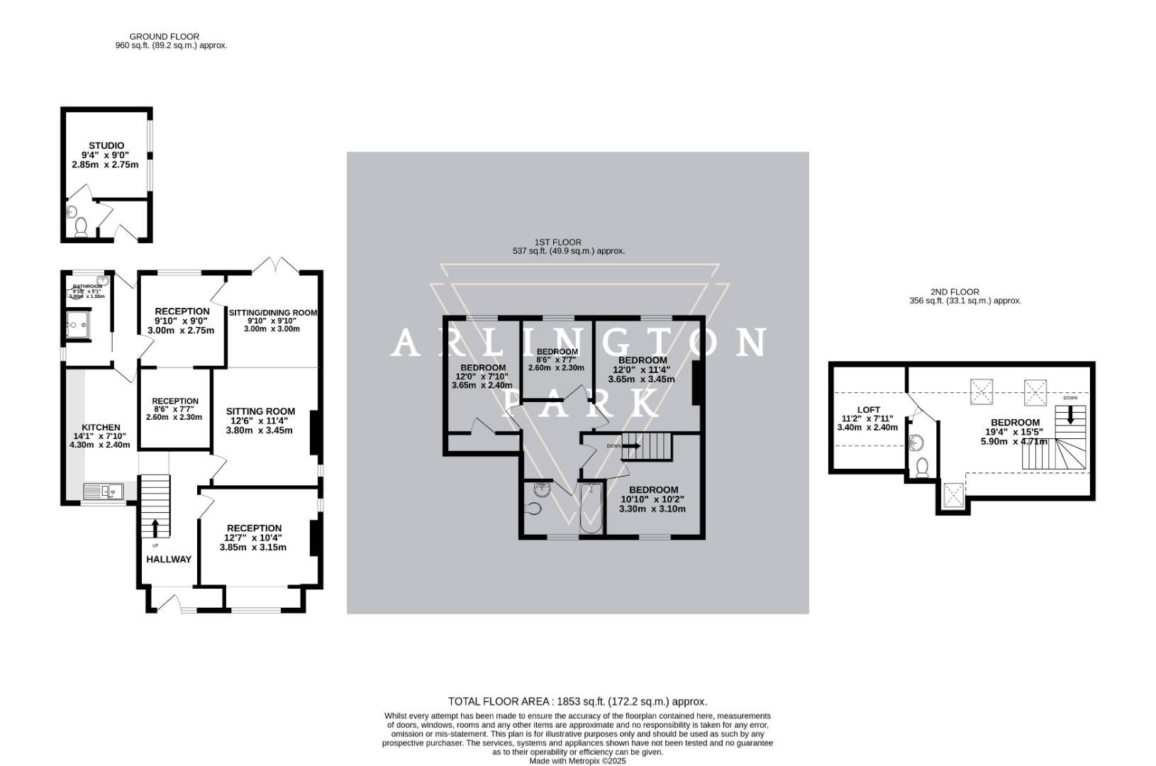 Floorplans For Earlham Road, Norwich