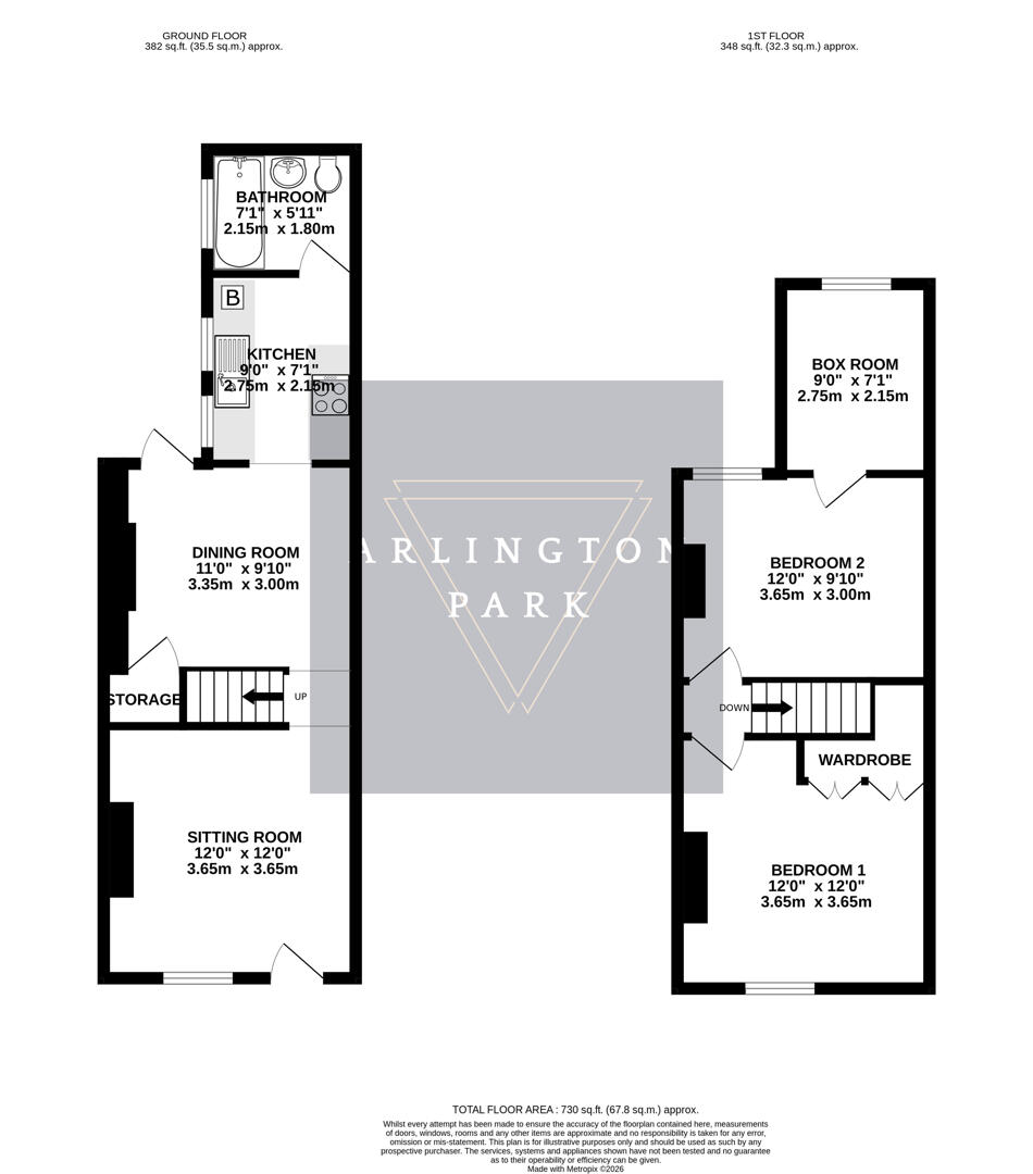 Floorplans For Livingstone Street, Norwich