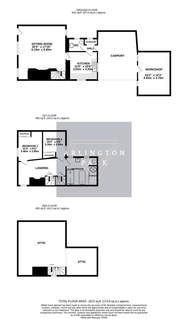 Floorplans For Norwich Road, Roughton, Norwich