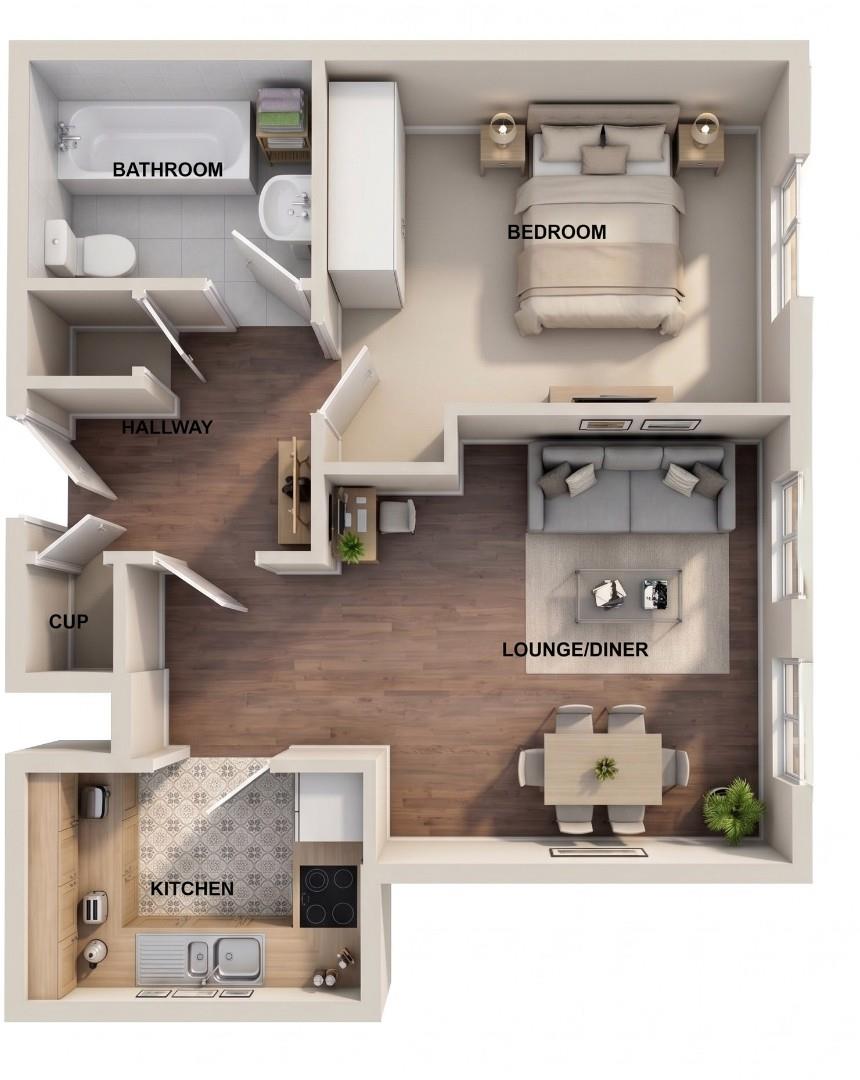 Floorplans For King Street, Norwich