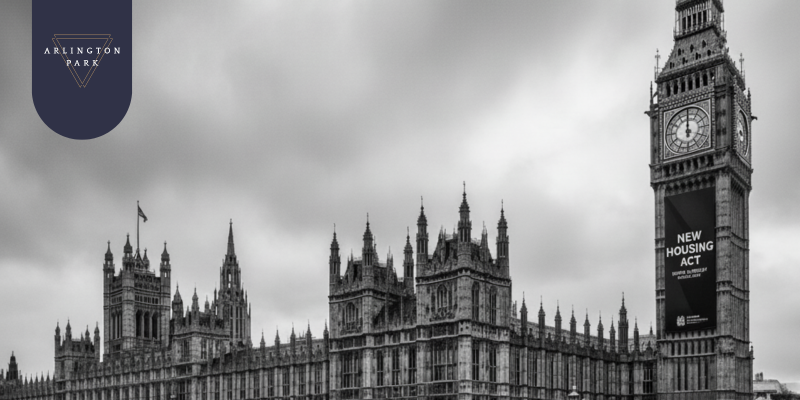 UK Houses of Parliament symbolizing Renters' Rights Act 2025 law and housing reform.